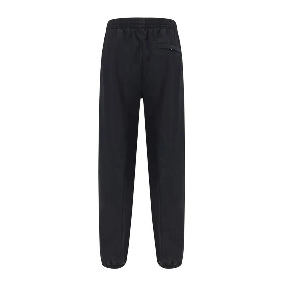 Givenchy Jogger Style Wollen Broek Elastische Tailleband Black Heren