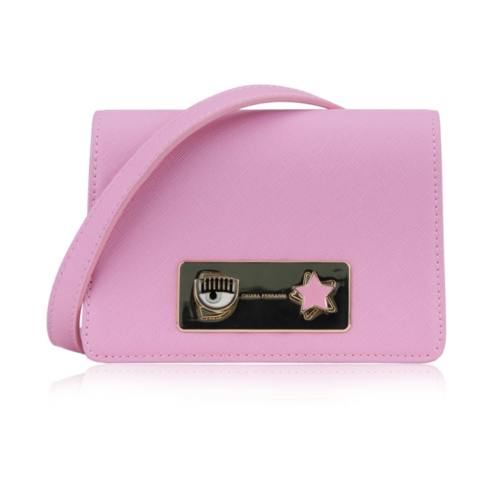 Chiara Ferragni Collection Dames Schoudertas Girello Stijl Pink Dames