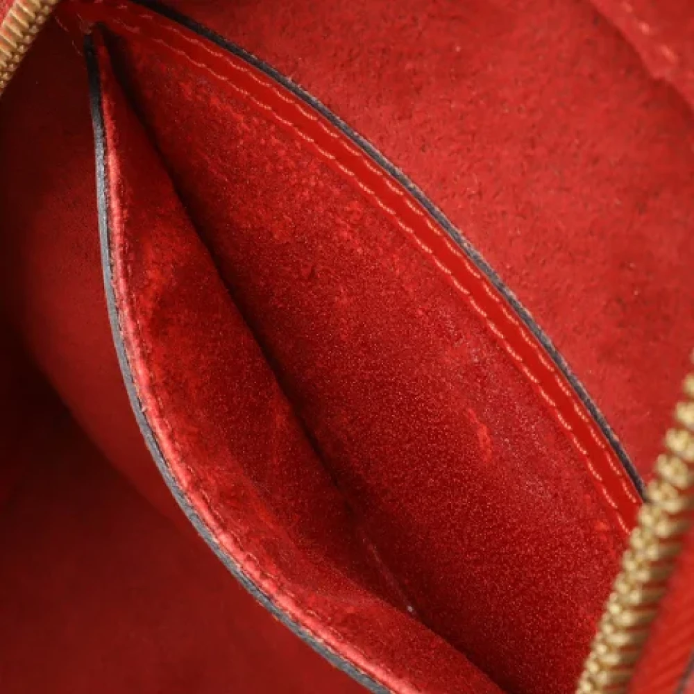 Louis Vuitton Vintage Pre-owned Leather backpacks Red Dames