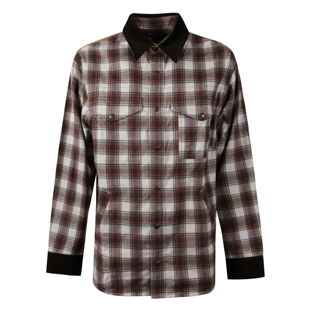 Junya Watanabe Men's Checked Cotton Flannel Shirt
