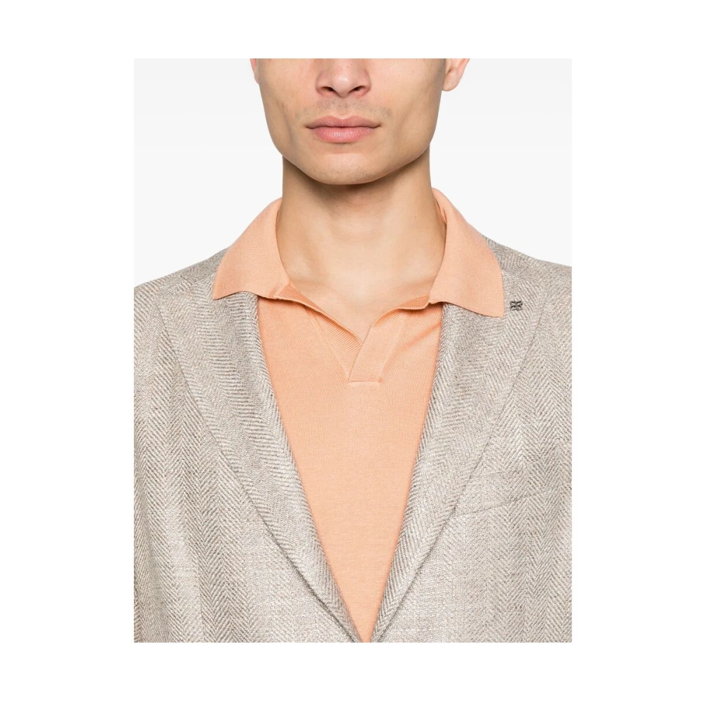 Tagliatore Jas Beige Heren