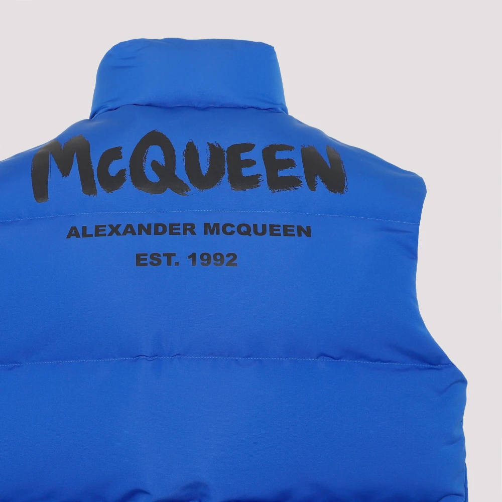 alexander mcqueen Vests Blue Heren