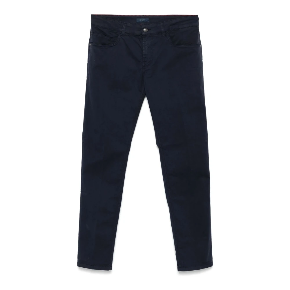 Fay - Trousers > Chinos - Blue - Fay - Modalova
