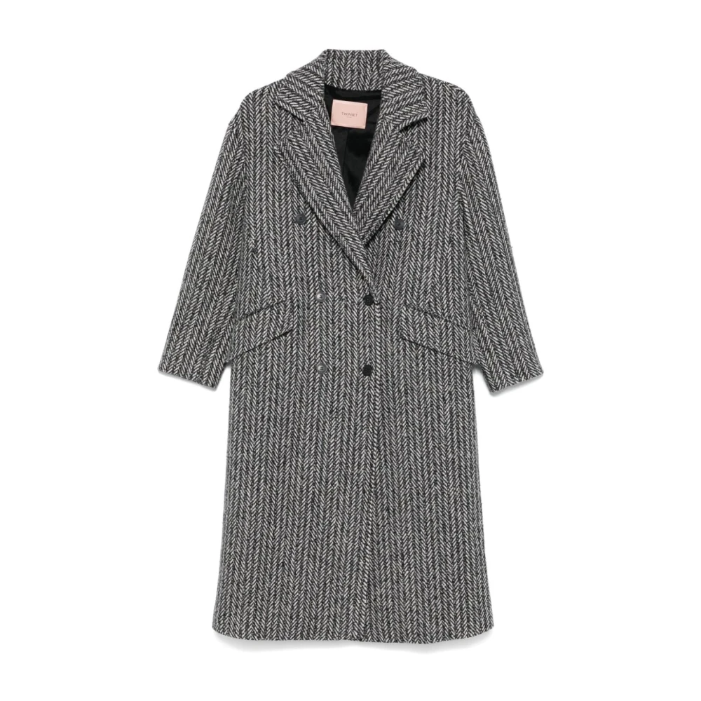 Twinset Stijlvolle Jassen voor Vrouwen Gray Dames