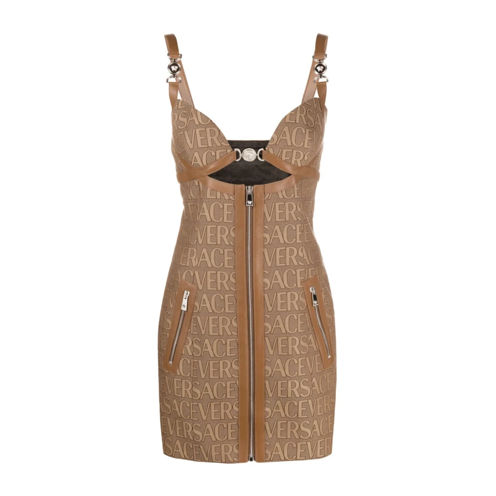 Versace Damen Beige Kleider, Mgröße: