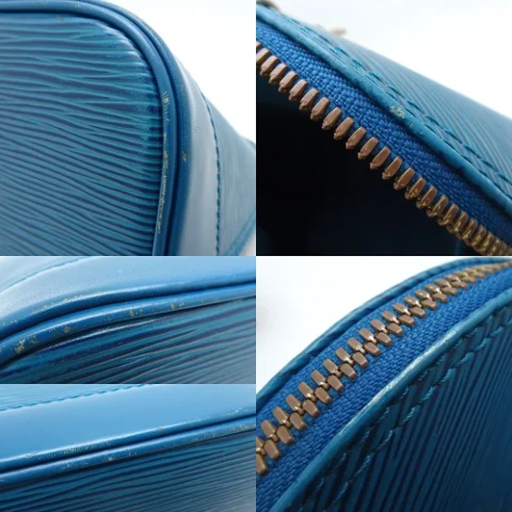 Louis Vuitton Vintage Pre-owned Leather handbags Blue Dames