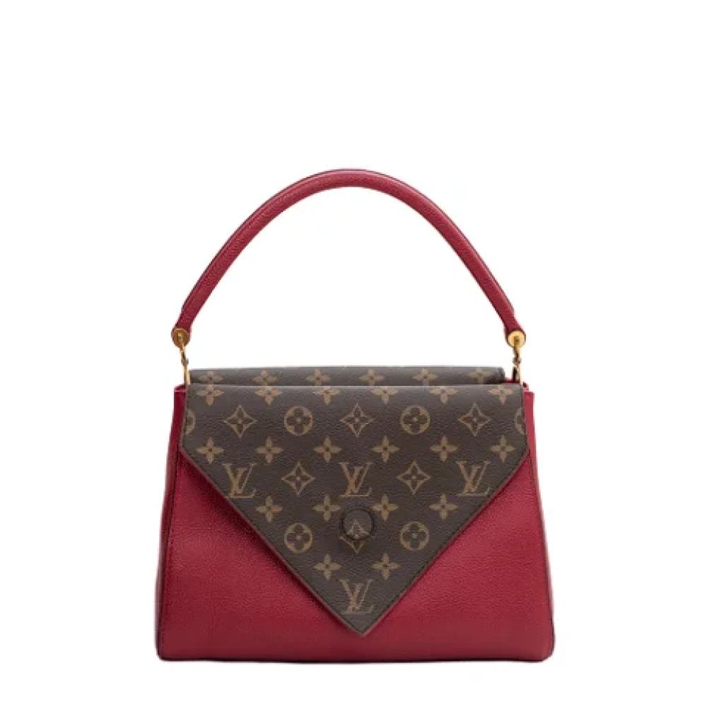 Louis Vuitton Vintage Pre-owned Canvas louis-vuitton-bags Red Dames