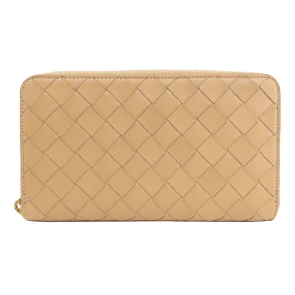 Bottega Veneta Vintage Pre-owned Leather wallets Brown Dames