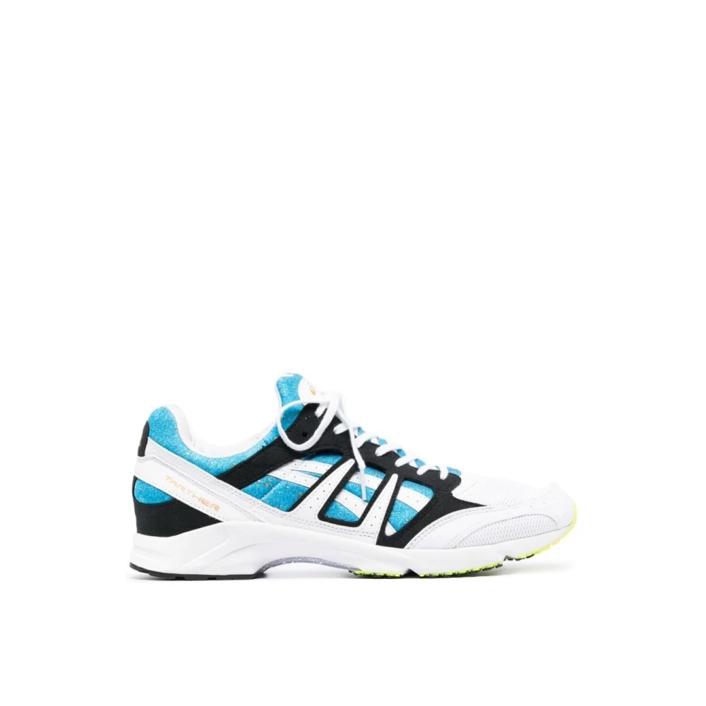 Comme des Garçons Blauwe lage sneakers met paneeldesign Heren Schoenen Veelkleurig Multicolor