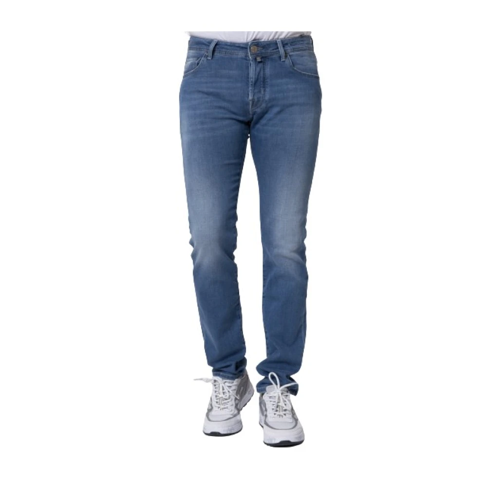 Jacob Cohën Slim Fit Vervaagde Blauwe Jeans Blue Heren