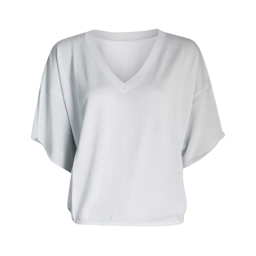 March23 V-neck Knitwear Blue Dames