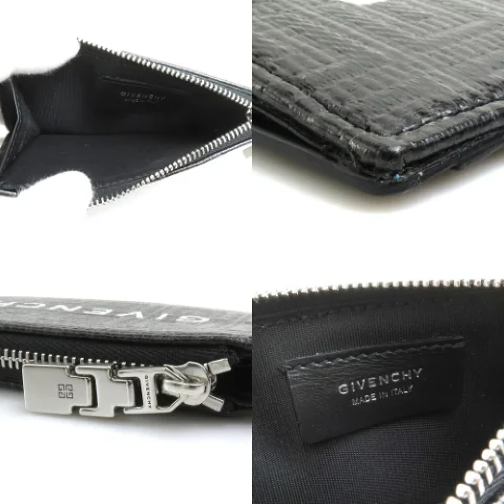 Givenchy Pre-owned Leather wallets Black Heren