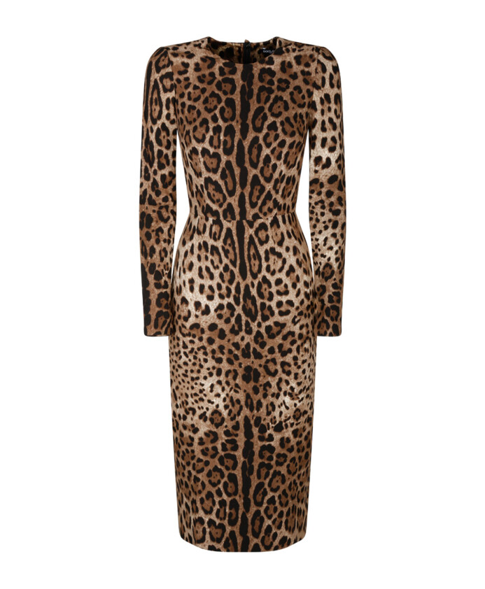 robe-midi-imprime-leopard-marron