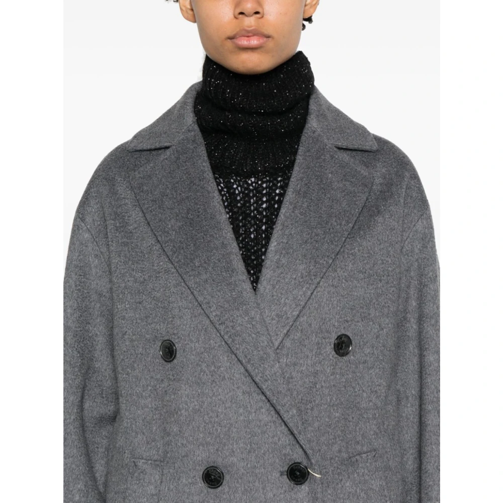 Herno Wollen Winterjas Gray Dames