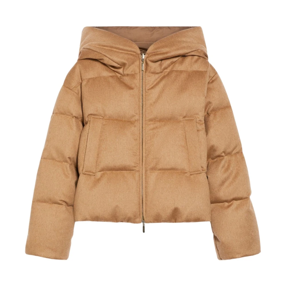 Max Mara Omkeerbare capuchonjas Kameel Brown Dames