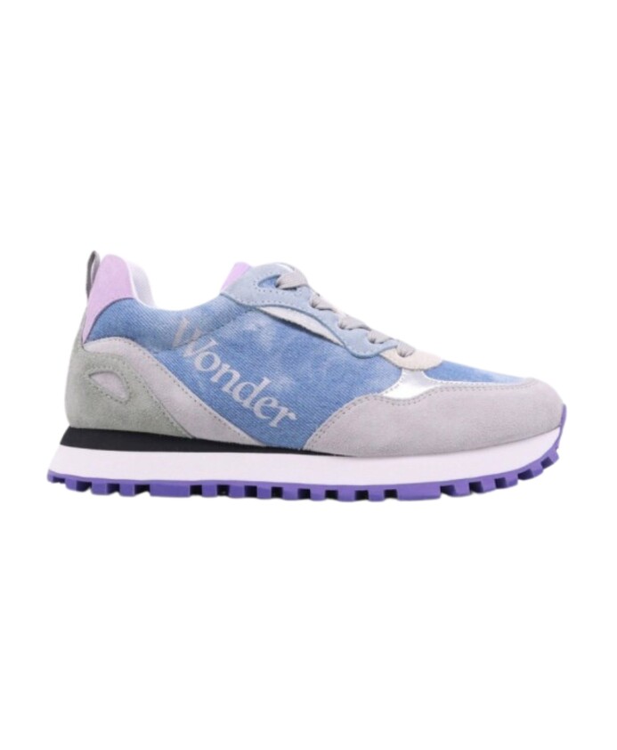 sneaker-denim-multicolore-cuir-daim