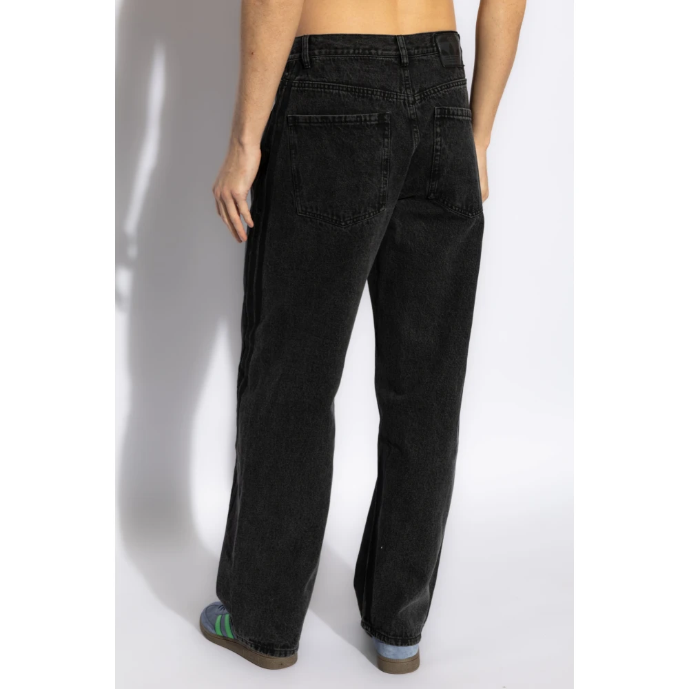 adidas Originals Wijde pijpen jeans Black Heren