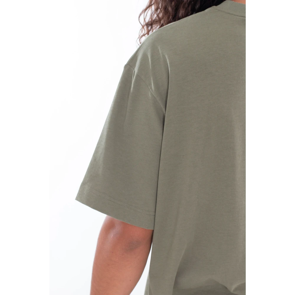 Lacoste Losse Croc Tee in BMY Green Heren