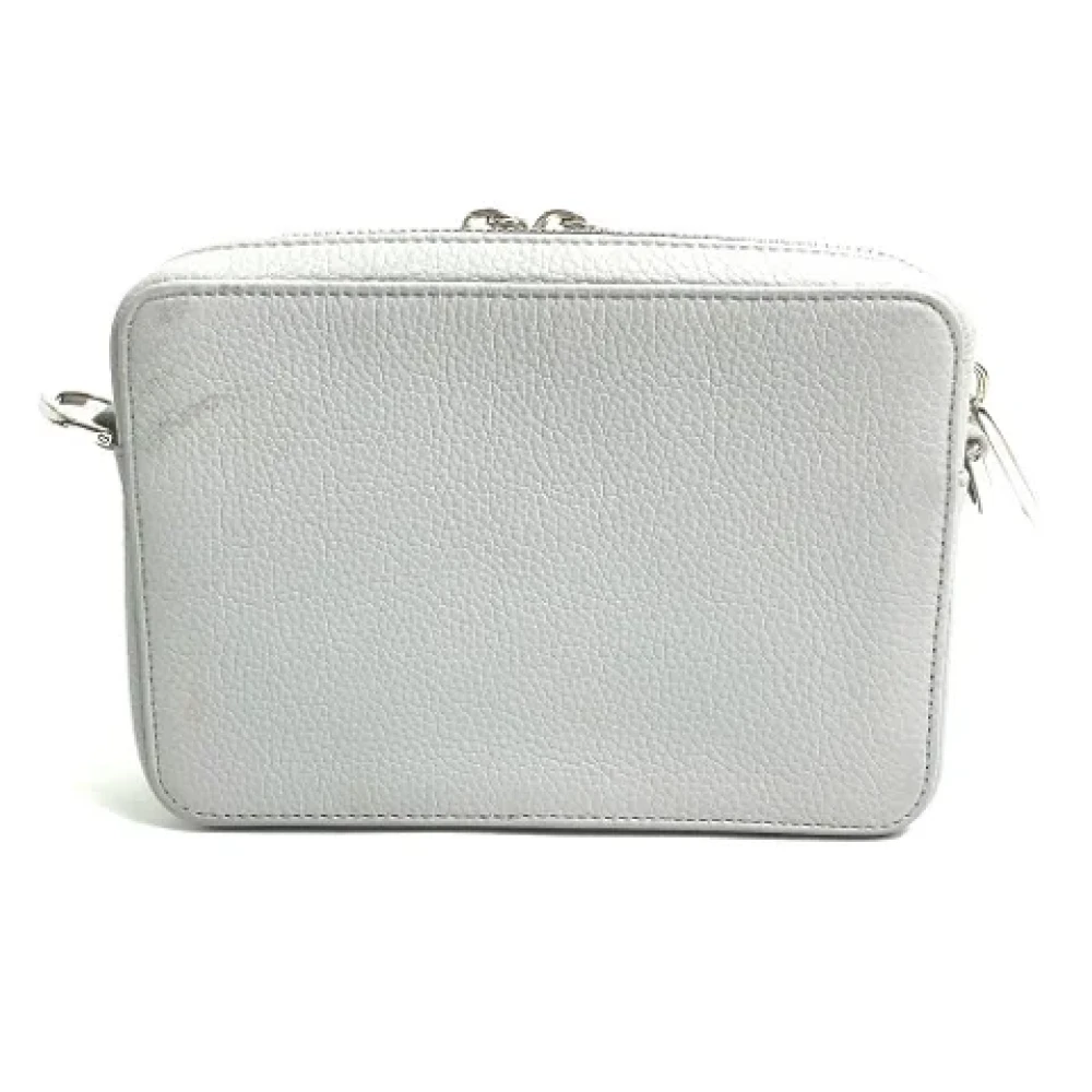 Dior Vintage Pre-owned Leather dior-bags Gray Dames