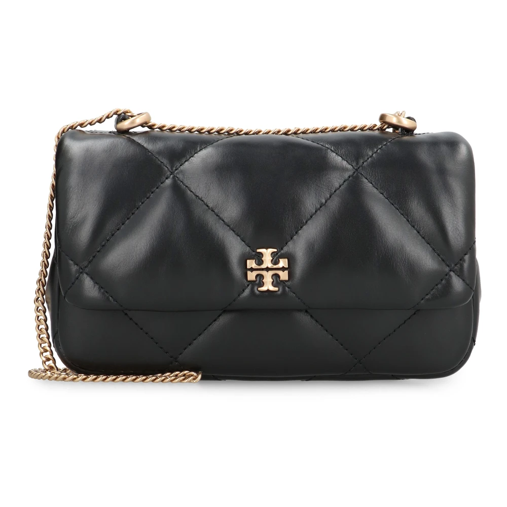 TORY BURCH Gewatteerde Leren Mini Schoudertas Black Dames
