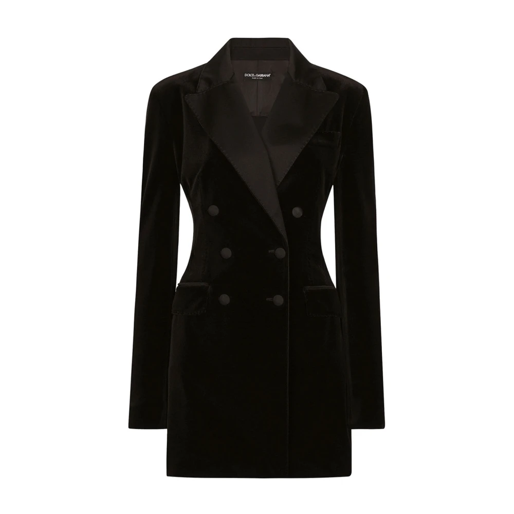 Dolce & Gabbana Stijlvolle jas met F29Xttfuwd6N0000 Black Dames