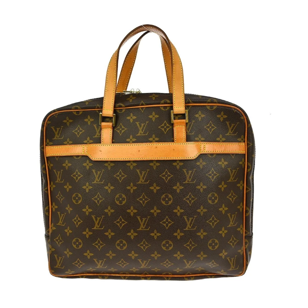 Louis Vuitton Vintage Unisex Brown Pre-Owned Vintage Monogram Briefcase