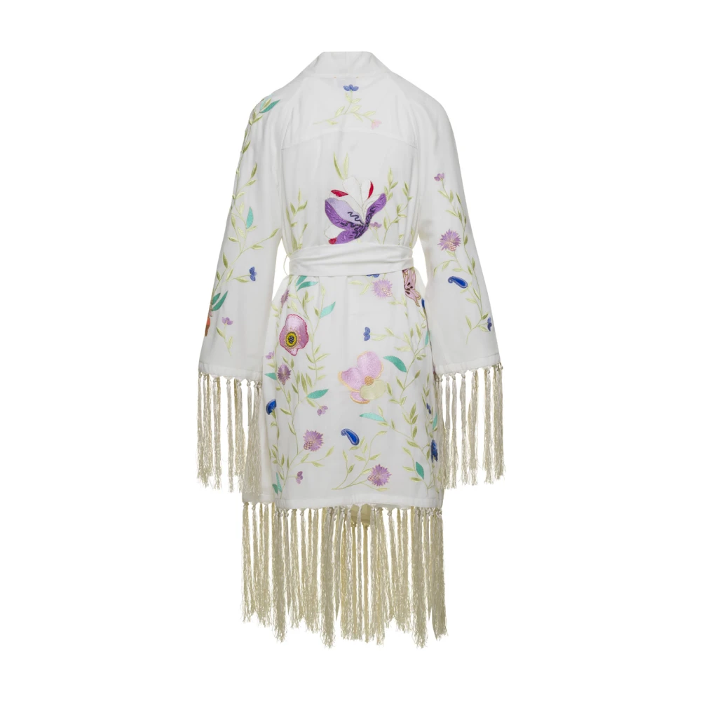 Forte Heaven Borduurwerk Kimono Sweater Multicolor Dames