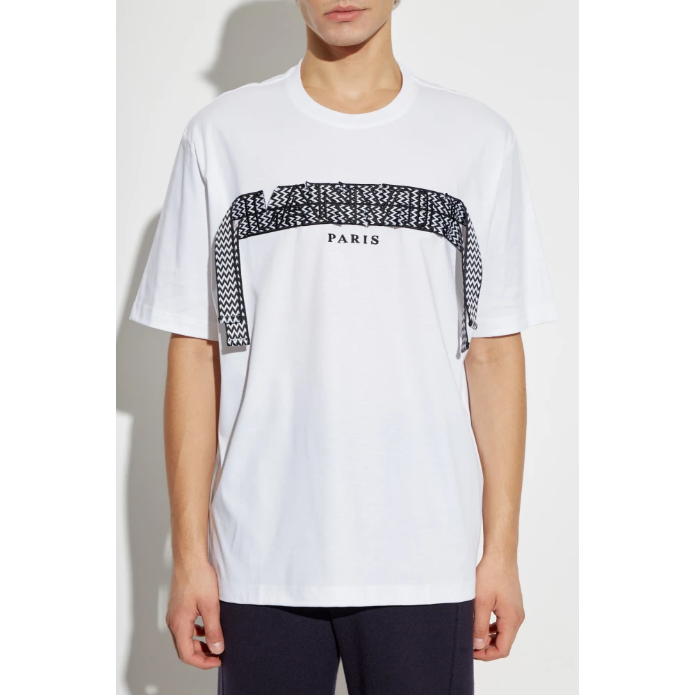 Lanvin Oversized T-shirt White Heren