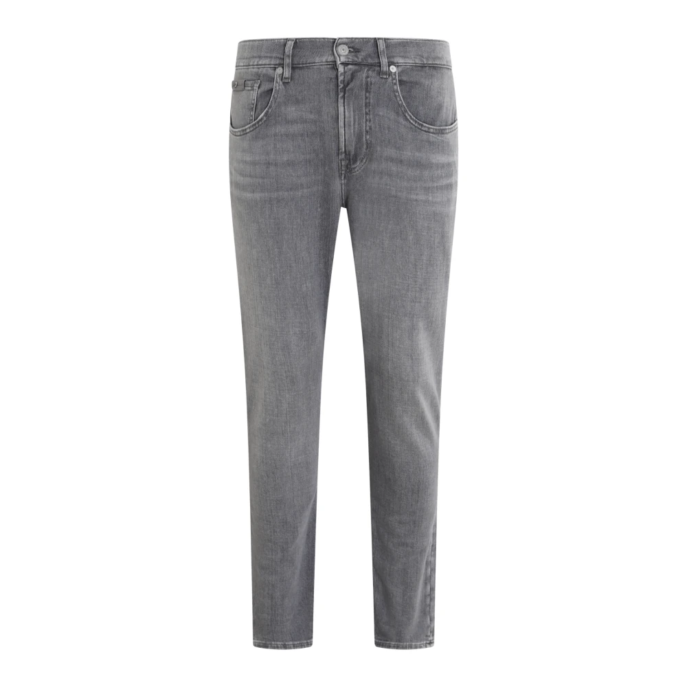7 For All Mankind Moderne Slimmy Tapered Jeans Gray Heren