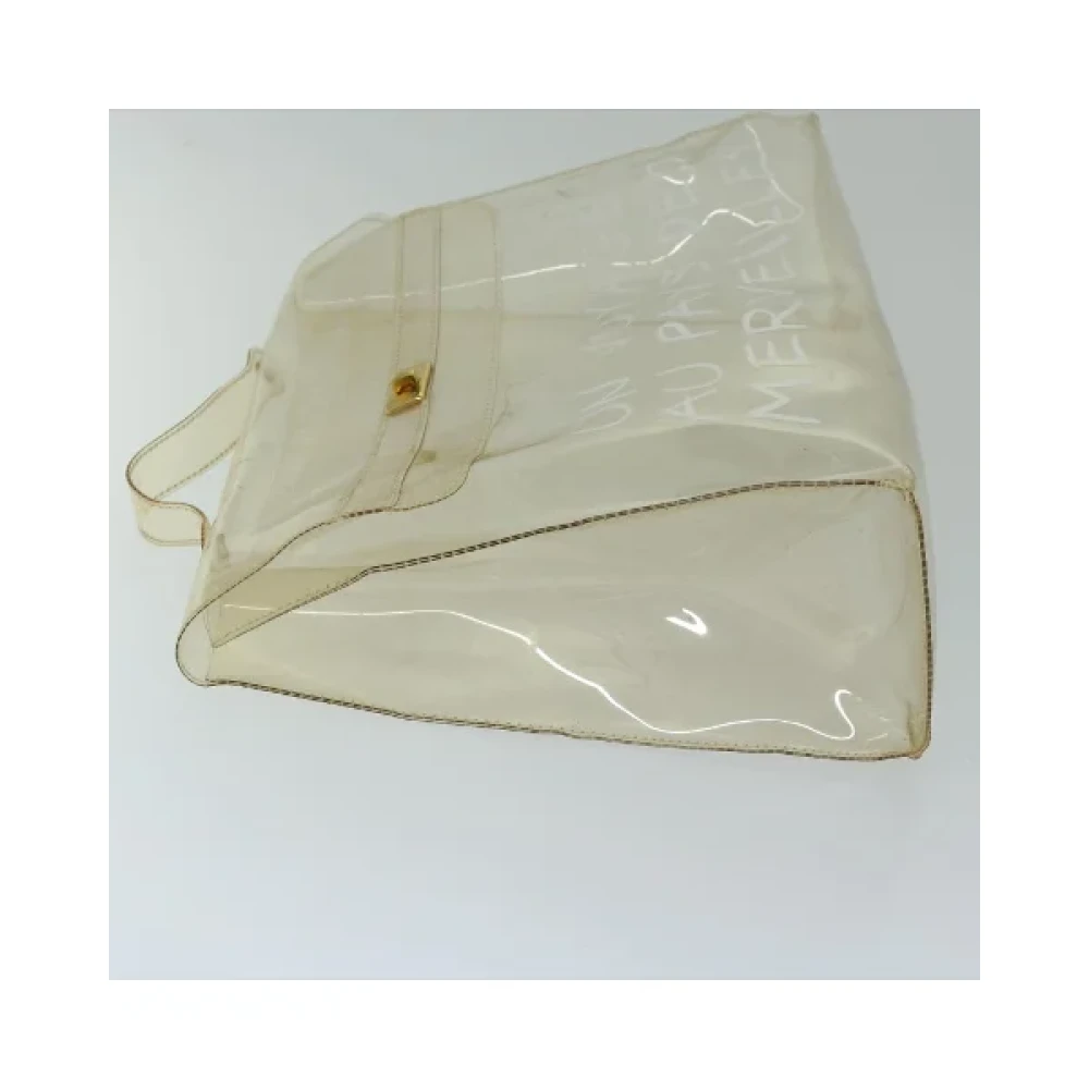 Hermès Vintage Pre-owned Canvas handbags Beige Dames