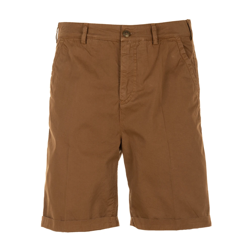 40Weft Chino Bermuda Shorts voor Mannen Brown Heren