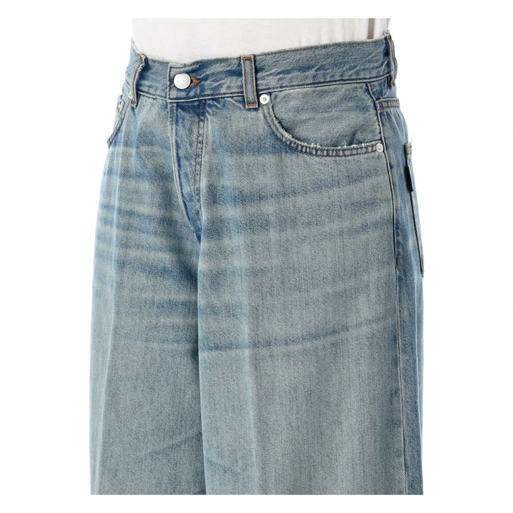 Haikure Bethany Tencel Wide Jeans Blue Dames
