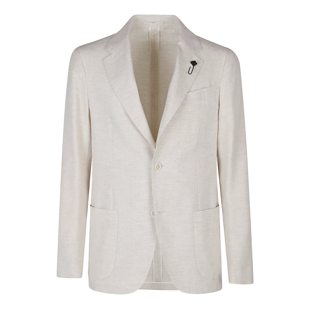 Lardini Stijlvolle Roma Jas voor Mannen White Heren