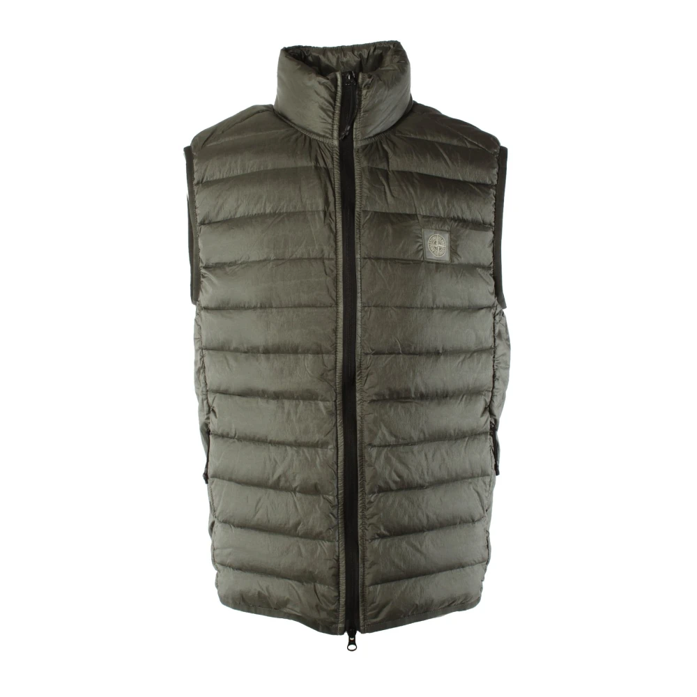 Stone Island Groene Bodywarmer voor Heren Green Heren