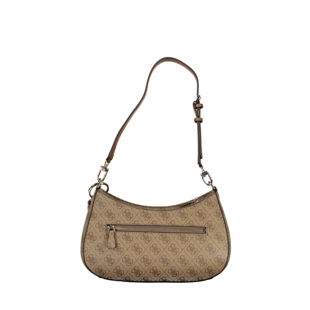 Guess Beige Handtas van Polyethyleen Materiaal Beige Dames