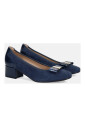 chaussure-bleue-en-daim-a-talon-bloc