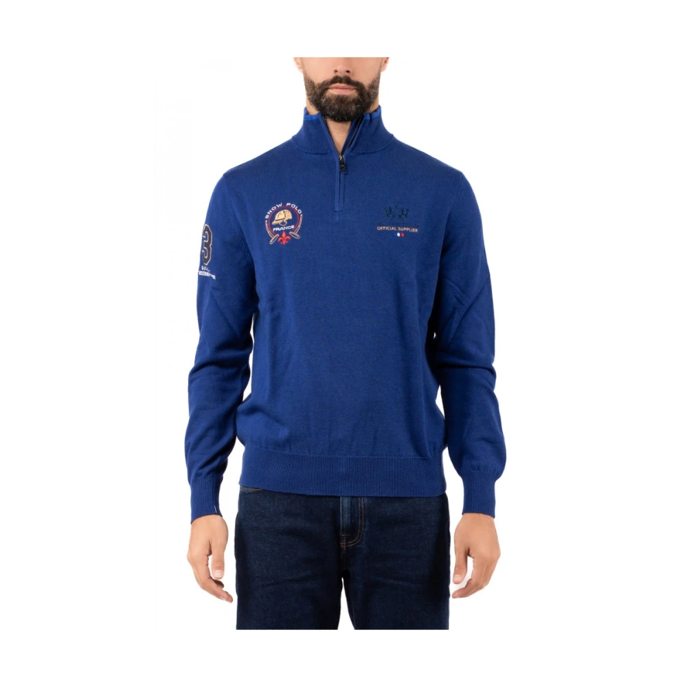 LA MARTINA Heren Polo Shirt Blue Heren