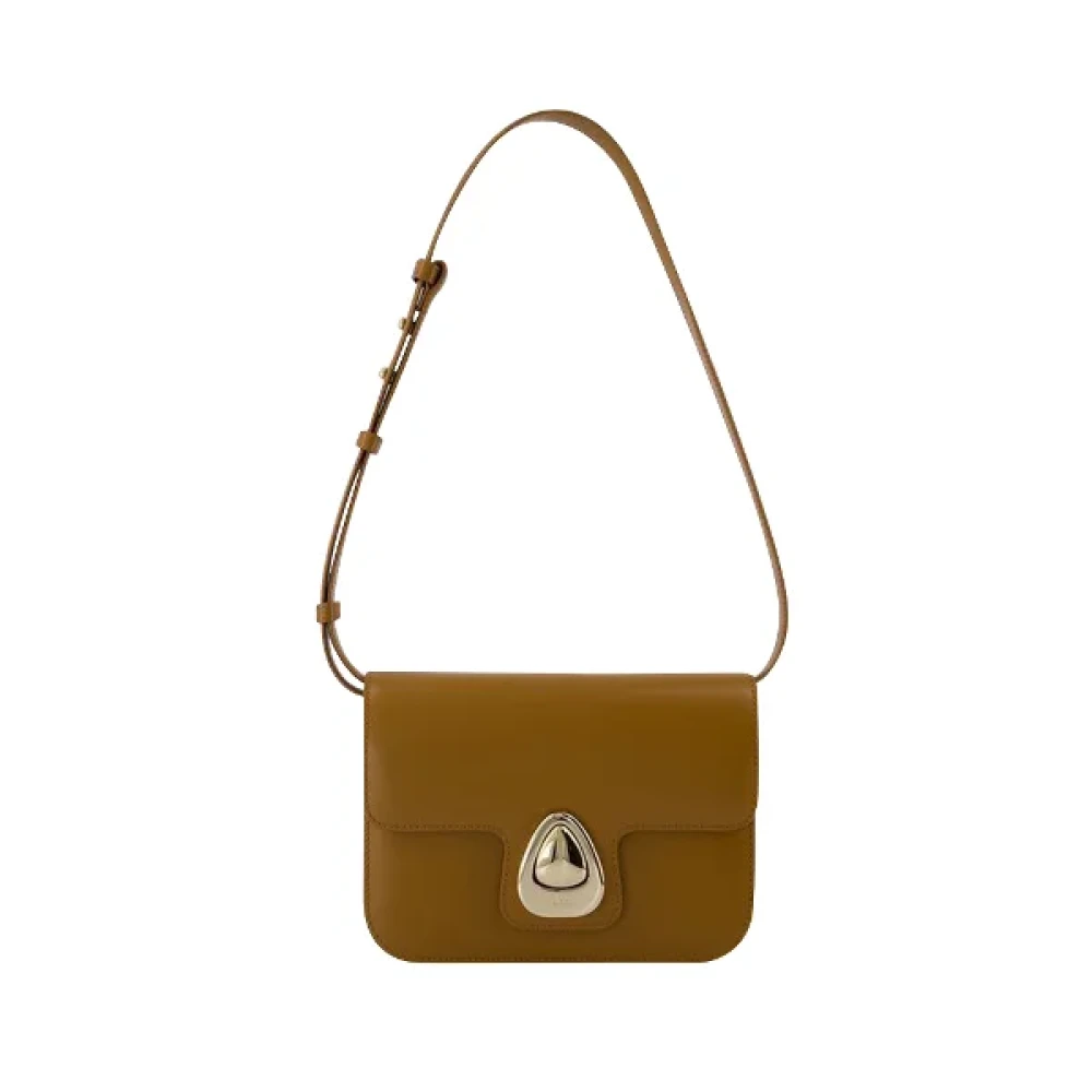 A.p.c. Leather shoulder-bags Brown Dames