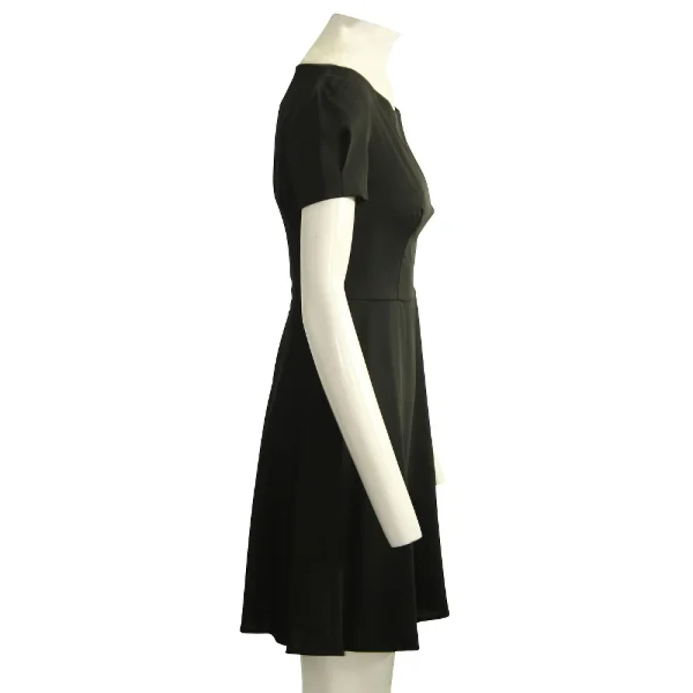 Prada Vintage Pre-owned Polyester dresses Black Dames