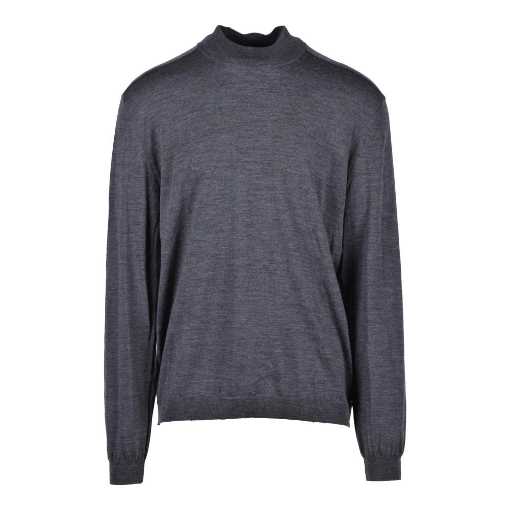 Low Brand Merino wollen trui Gray Heren