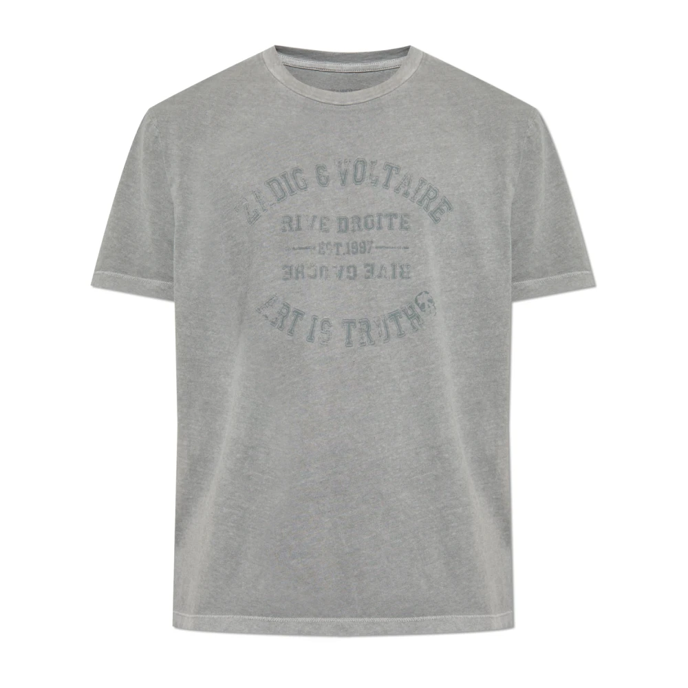 Zadig & Voltaire T-shirt Tommy Gray Heren