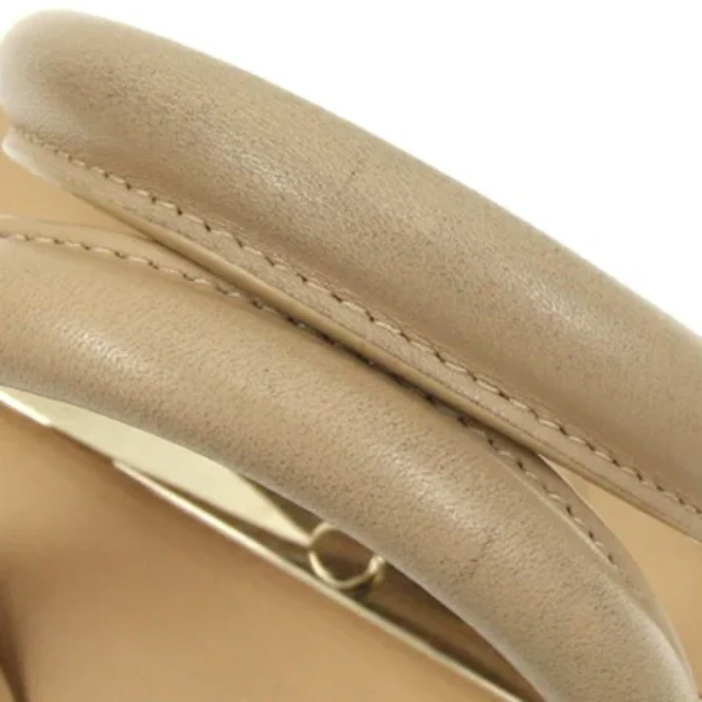 Chloé Pre-owned Leather handbags Beige Dames