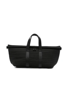 Pleats Boston Bag