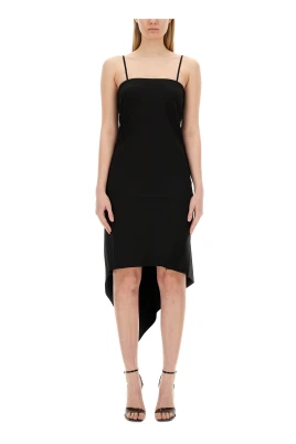 Scarf Hem Dress