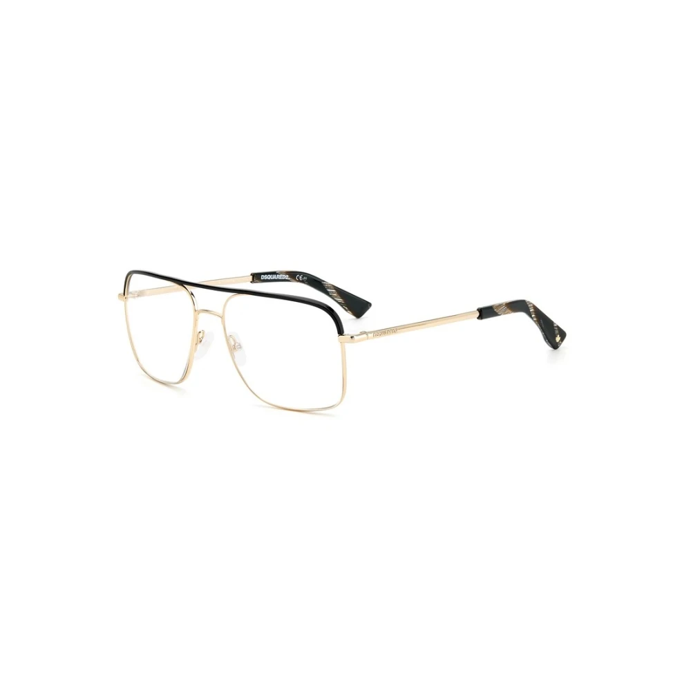 Dsquared2 Stiliga Svarta Glasögon Yellow, Unisex