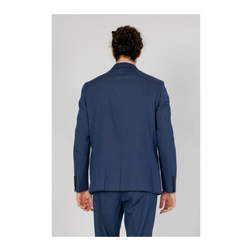 Antony Morato Lente Zomer Heren Pak Jas Polyester Mix Blue Heren