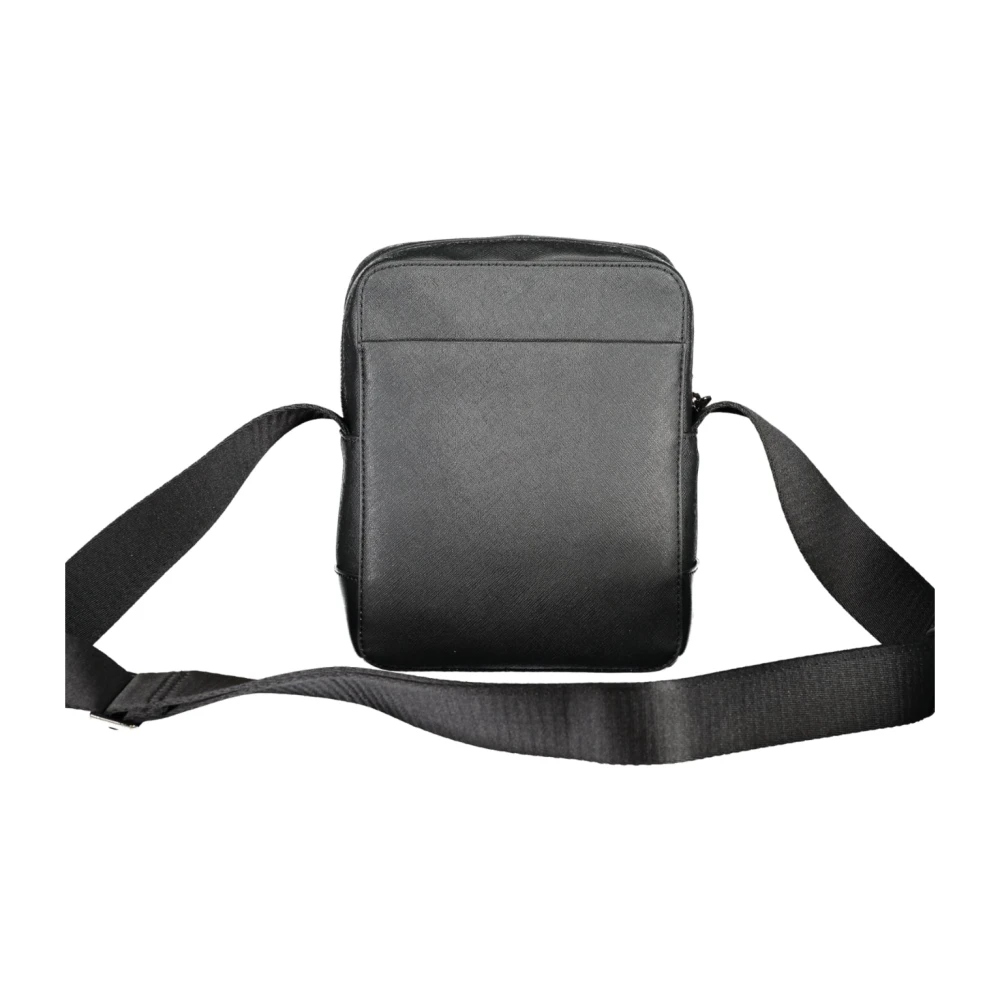 Calvin Klein Zwarte Heren Schoudertas Verstelbare Band Black Heren