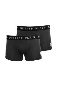 PHILIPP PLEIN Boxershorts »UUPB01« Doppelpack, Schwarz