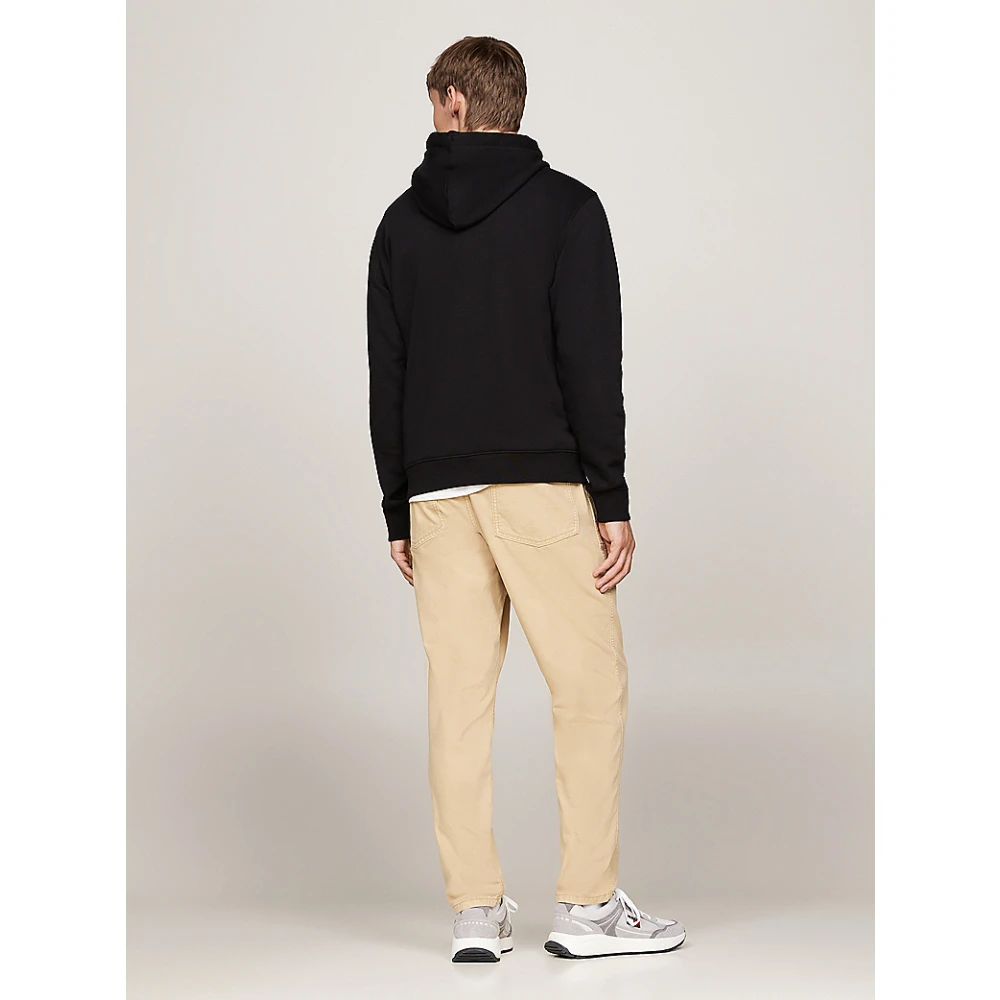 Tommy Jeans Gouden Signature Hoodie Black Heren