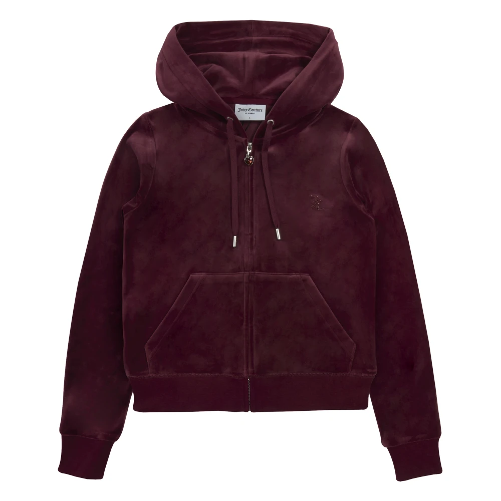 Juicy Couture Robertson Hoodie in Jewel-stijl Purple Dames
